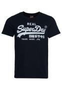 Superdry Bluser & t-shirts  pastelblå / mørkeblå