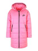Nike Sportswear Overgangsfrakke  mørkegrå / pink