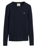 GANT Pullover  navy / brandrød / sølv / hvid