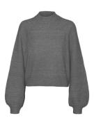 VERO MODA Pullover 'LINDA'  mørkegrå