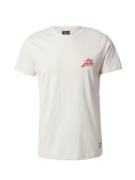 Iriedaily Bluser & t-shirts 'Spa Ghetti'  cranberry / hvid / naturhvid