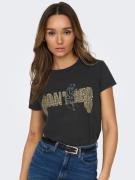 JDY Shirts 'FAROCK'  gul / guld / sort