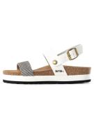 Bayton Sandaler 'Almeria'  beige / blå / hvid