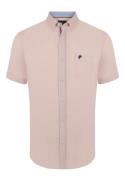 DENIM CULTURE Skjorte 'Arlen'  lys pink / sort