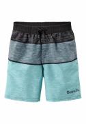 BENCH Badeshorts  aqua / sort