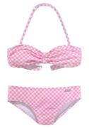 BUFFALO Bikini  lys pink / hvid