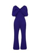 Chi Chi London Jumpsuit 'Fledermausärmel'  blå