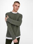 Only & Sons Pullover 'Pavo'  mudderfarvet