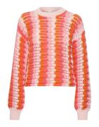 InWear Pullover 'Alyssa'  orange / lyserød / hvid