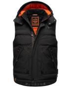 STONE HARBOUR Vest 'Egoor'  grå / orange / sort