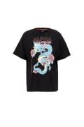 ALPHA INDUSTRIES Shirts 'Dragon'  lyseblå / lyserød / sort / hvid