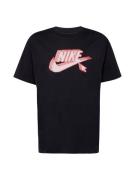 Nike Sportswear Bluser & t-shirts 'Futura'  pink / sort / hvid