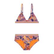 Shiwi Bikini 'Luna'  mørkeblå / orange / offwhite