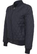 Urban Classics Overgangsjakke 'Diamond Quilt'  navy