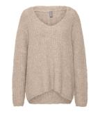 CULTURE Pullover 'Brava'  beige-meleret