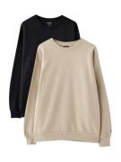 Pull&Bear Sweatshirt  nude / sort