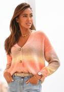 LASCANA Cardigan  beige / gul / orange