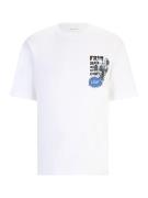 Samsøe Samsøe Bluser & t-shirts 'Handsforfeet'  blå / sort / hvid