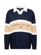 Tommy Jeans Pullover  beige / navy / knaldrød / hvid