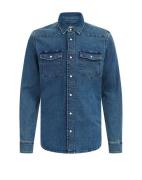 WE Fashion Skjorte  blue denim