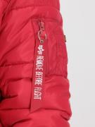 ALPHA INDUSTRIES Vinterjakke 'MA-1'  rød