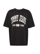 Tommy Jeans Bluser & t-shirts 'VARSITY'  sort / hvid