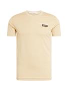Calvin Klein Jeans Bluser & t-shirts 'STACKED BOX'  beige / mørkebrun ...