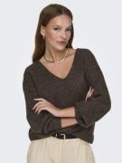 ONLY Pullover 'VENEDA'  brun-meleret