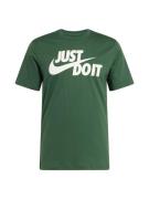Nike Sportswear Bluser & t-shirts 'Swoosh'  grøn / hvid