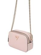 GUESS Skuldertaske 'Noelle'  guld / lys pink