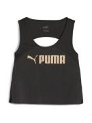 PUMA Sportsoverdel  guld / sort