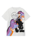 NAME IT Bluser & t-shirts 'DUBAJA MICKEY'  creme / lilla / orange / so...