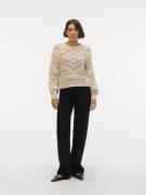 VERO MODA Pullover 'Fina'  creme