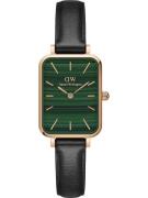 Daniel Wellington Analogt ur 'Quadro Pressed Sheffield RG Green'  rosa...