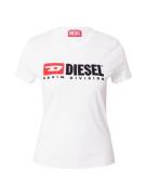 DIESEL Shirts 'SLI-DIV'  rød / sort / hvid