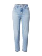 Tommy Jeans Jeans 'MOM SLIM'  navy / blue denim / lysebrun / knaldrød