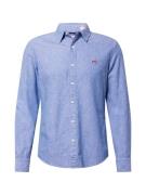 LEVI'S ® Skjorte 'LS Battery HM Shirt Slim'  mørkeblå / rød
