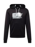EA7 Emporio Armani Sweatshirt  grå / sort / hvid