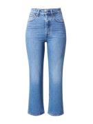 LEVI'S ® Jeans 'Ribcage Crop Boot'  blue denim / brun / blodrød / hvid