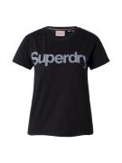 Superdry Shirts  lyseblå / sort