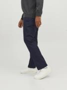 Jack & Jones Plus Lærredsbukser 'JPSTMarco JJDave'  navy