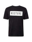 MUSTANG Bluser & t-shirts 'AUSTIN'  sort / offwhite
