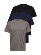 ABOUT YOU Bluser & t-shirts 'Len'  navy / antracit / sort