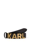 Karl Lagerfeld Bælte  guld / sort