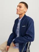 JACK & JONES Overgangsjakke 'Oliver'  navy / hvid