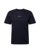 JACK & JONES Bluser & t-shirts 'FRANCO'  navy / hvid