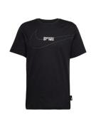 Nike Sportswear Bluser & t-shirts 'BIG SWOOSH'  sølvgrå / sort / hvid