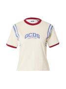 GCDS Shirts  royalblå / carminrød / uldhvid