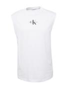 Calvin Klein Jeans Bluser & t-shirts  sort / sølv / hvid