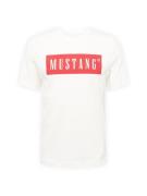 MUSTANG Bluser & t-shirts 'Austin'  creme / rød